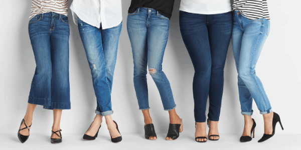 آشنایی با انواع شلوار جین زنانه