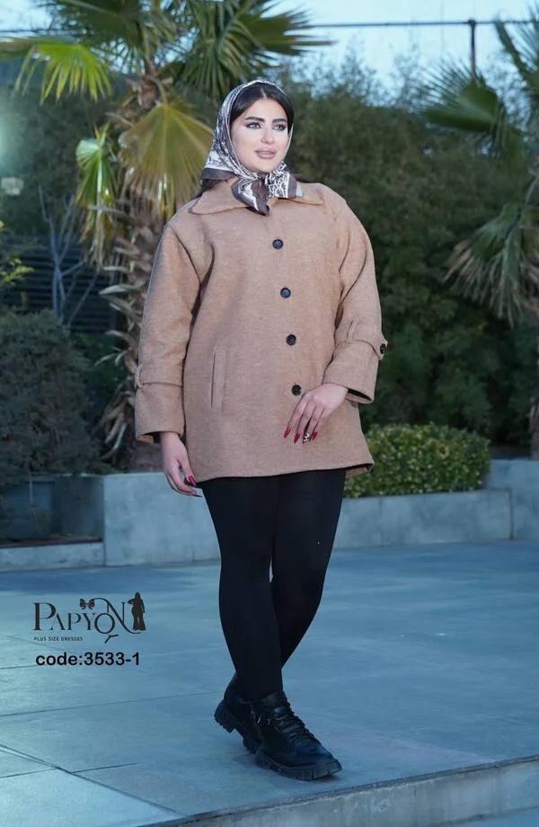 کت زنانه فوتر روناک درجه یک کد 3533 | گرم و شیک
