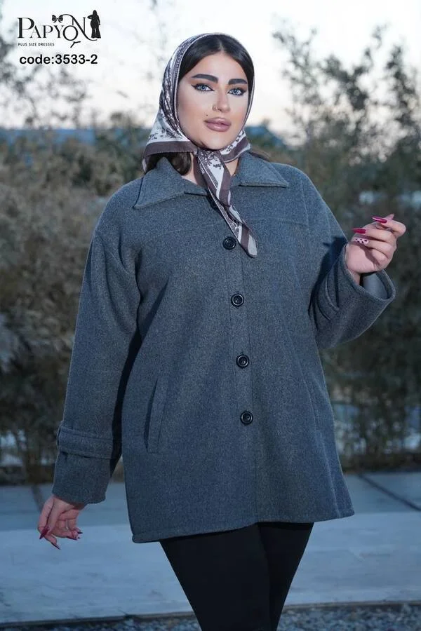 کت زنانه فوتر روناک درجه یک کد 3533 | گرم و شیک