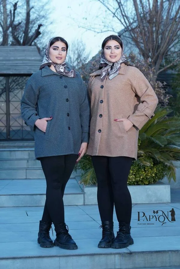 کت زنانه فوتر روناک درجه یک کد 3533 | گرم و شیک